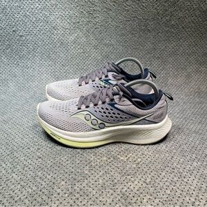 Saucony Ride 17 Grey Running Shoes Size 8.5 Women’s